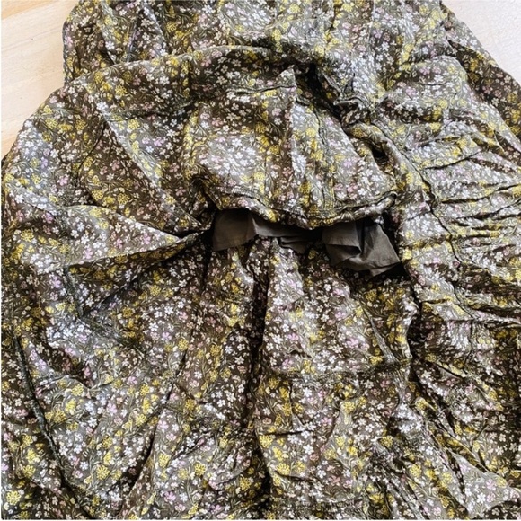 Jcrew green floral dress - Picture 7 of 9